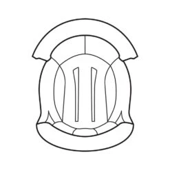 Shark Spartan Fabric Cap Lining IN5050PBLUS